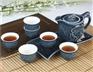 CTS乾唐轩茶具，新龙首茶具1壶6杯6盘 (宝石蓝釉负离子)