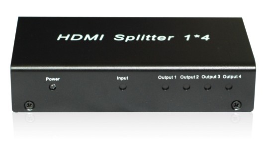 （2）HDMI分配器一进四出，HDMI分配器一分四，4口hd