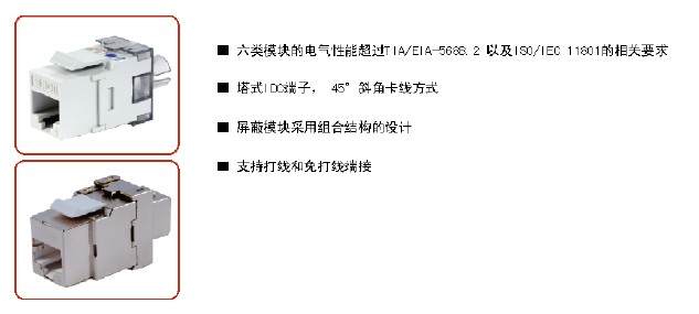 SIMON西蒙六类屏蔽网络模块