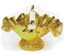 供应果味飘香 孔雀镀金果盘 乔迁礼品 结婚礼物