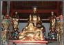 漳州寺庙雕塑 闽南古手艺泥塑 黄土纸浆漆线裱金