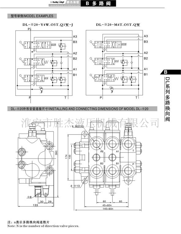 DL系列多路换向阀&nbsp;&nbsp;吊车&nbsp;&nbsp;装载机&nbsp;&nbsp;液压多路阀