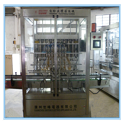 供應全自動膏體/液體多頭灌裝機，PLC 控制