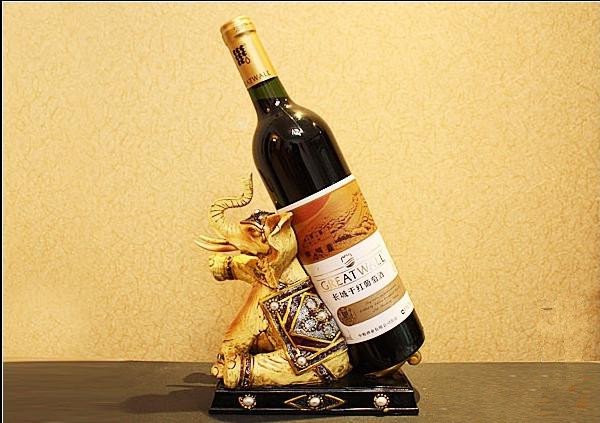 供應 吉祥大象紅酒架