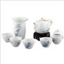 陶瓷茶具 景德鎮(zhèn)陶瓷茶具 荷趣 青花瓷陶瓷茶具套裝