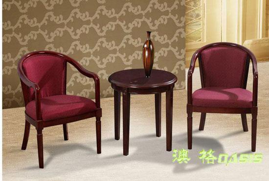 供應(yīng)酒店實(shí)木休閑椅