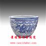 供应景德镇青花瓷大缸，青花陶瓷鱼缸，青花瓷睡莲缸
