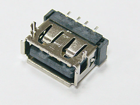 供应 USB A母座AF 90度10.0二脚有卷边(山字形)&nbsp;&nbsp;USB接口连接器&nbsp;&nbsp;usb电脑连接器&nbsp;&nbsp;usb电脑接口