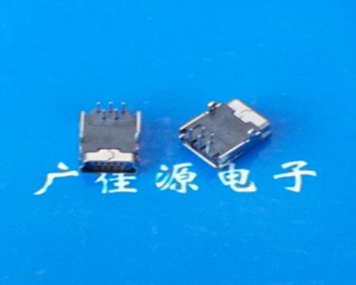 销售价格Mini USB 5P90度两脚DIP2