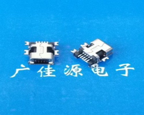 供应手机Mini USB 5P沉板贴片&nbsp;&nbsp;USB接口连接器