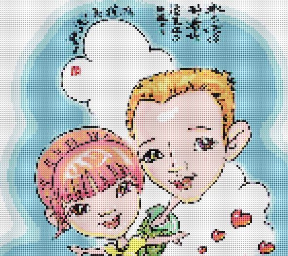 供應(yīng)萬(wàn)人迷卡通漫畫(huà)鉆石畫(huà)軟件