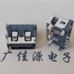 USB贴片母座 10.0长E字芯A母座 鱼叉脚正反向母座&nbsp;&nbsp;10.0USB母&nbsp;&nbsp;插板usb母座