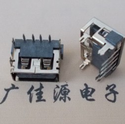 USBA/F母座 10.0 山字芯 鱼叉胶芯反向 铜/铁壳&nbsp;&nbsp;USB接口连接器&nbsp;&nbsp;10.0USB母&nbsp;&nbsp;USB公头焊线
