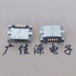 供应-手机连接器-MICRO-USB5p插板-加长针-有卷边&nbsp;&nbsp;usb电脑连接器