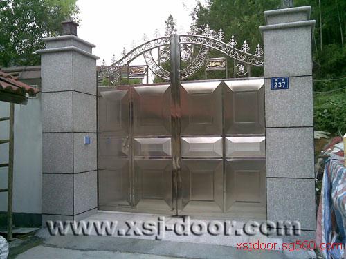 不锈钢智能庭院门 院墙门 围墙门