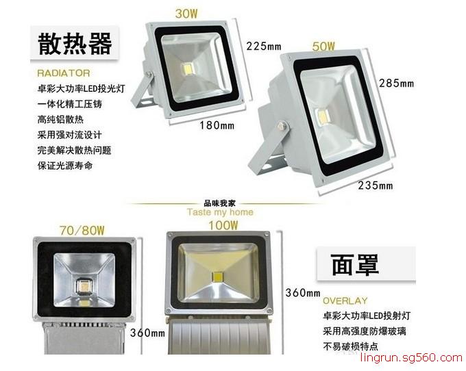 LED投光燈 武漢路燈廠家直銷 價(jià)格公道