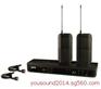 舒尔SHURE BLX188/PG85双领夹无线麦克风话筒