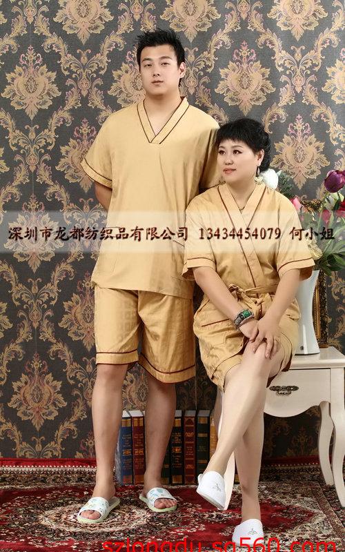 汗蒸館客人浴服批發(fā) 純棉汗蒸服批發(fā)定做